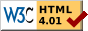 Valid HTML 4.01 Transitional