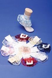 Ruffled Organza Socks - Flower Girl Shoes, Sandals & Socks