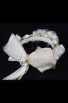 Ivory Hair Bun Wrap