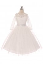 Off White Stunning Girl Dress