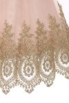 Royal Blue Elegant Gold Coiled Lace Mesh Dress with Invisible Zipper Royal Blue Elegant Gold Coiled Lace Mesh Dress with Invisible Zipper