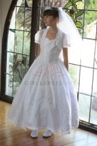 Beautiful halter top taffeta dress with embroidered organza overlay