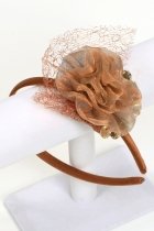 Bronze Elegant Flower Headband