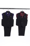 Lilac 4pc Boys Vest Set