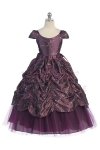 Yellow Cinderella Flower Girl Dress with Cap sleeves