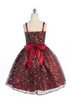 Gold Multi Sequin Stunning Flower Girl Dress