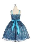 Gold Multi Sequin Stunning Flower Girl Dress