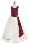 Burgundy/Ivory
