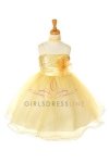 Zebra Print Sequined Mesh Illusion Flower Girl Dress