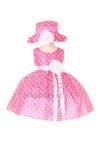 Navy Adorable Polka Dots Baby Girl Dress Navy Adorable Polka Dots Baby Girl Dress