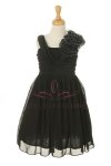 Dusty Pink Yoru Chiffon Short Flower Girl Dress