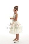 Lilac Sleeveless Lace Flower Girl Dress