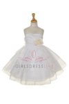 Clover Asymmetric Layered Ruffle Flower Girl Dress