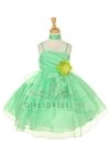 Clover Asymmetric Layered Ruffle Flower Girl Dress
