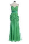 Red Strapless Sweetheart Spinning Gathered Short Prom Dress with Chiffon Layered Train