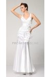 Fuchsia Pleated Bodice with Floral Detail Mermaid Bridesmaid Dress