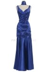 Fuchsia Pleated Bodice with Floral Detail Mermaid Bridesmaid Dress