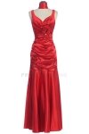Fuchsia Pleated Bodice with Floral Detail Mermaid Bridesmaid Dress