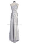 Fuchsia One Shoulder Ruched Satin Bridesmaid Dress Fuchsia One Shoulder Ruched Satin Bridesmaid Dress