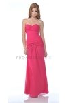 Ivory Chiffon Strapless SWeetheart Dropped Waistline Bridesmaid & Prom Dress
