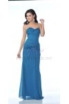 Ivory Chiffon Strapless SWeetheart Dropped Waistline Bridesmaid & Prom Dress