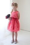 Teal Lace Flower Girl Dress Black Sash