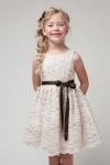 Teal Lace Flower Girl Dress Black Sash