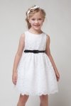 Teal Lace Flower Girl Dress Black Sash