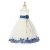 Ivory/Royal Blue