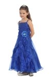 Fuchsia Jeweled Bodice Ruffle Layered Organza Flower Girl Dress Fuchsia Jeweled Bodice Ruffle Layered Organza Flower Girl Dress