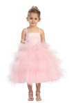 Lilac Multi Layered Tulle Skirt Dress