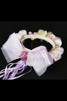 Lilac Hair Bun Wrap