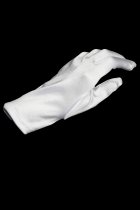 Medium Length Colorful Satin Gloves