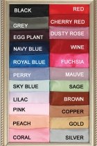 One Size Organza Sash