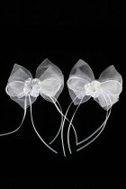 Paired Small Hair Clips with Flower