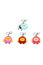 Pink Penguin Keychain