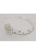 Simple Flower Rhinestone Headband