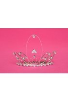 Simple Rhinestone Small Tiara