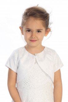 White Lace Bolero Jacket