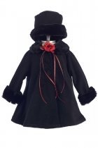 Black Fleece Cape Style Jacket