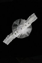 Flower Rhinestone Rubber Band