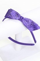 Purple Simple Rhinestone Headband