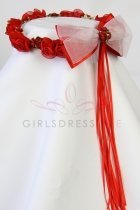 Red Head piece for the flower girl