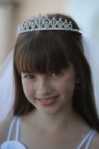 Sparkly rhinestone tiara head piece