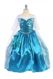 Turquoise Ice Princess Custome Dress