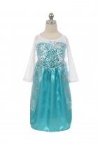 Blue Frozen Elsa Princess Custome Dress Sizes 1T - 8Years