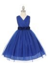 White/Jade Tulle V-Neck with Removable Floral Sash Flower Girl Dress White/Jade Tulle V-Neck with Removable Floral Sash Flower Girl Dress