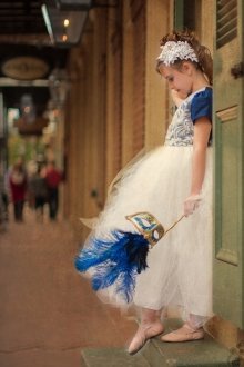 Custom made Silk Nancy Couture Tutu Gown Dress