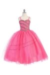 Blush Pink Sweetheart Rhinestone Beaded Ball Gown Dress