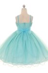 Chic Two-Tone Tulle Flower Girls Dress Coral